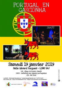 Portugal en Gasconha. Le samedi 19 janvier 2019 à Lons. Pyrenees-Atlantiques.  16H00